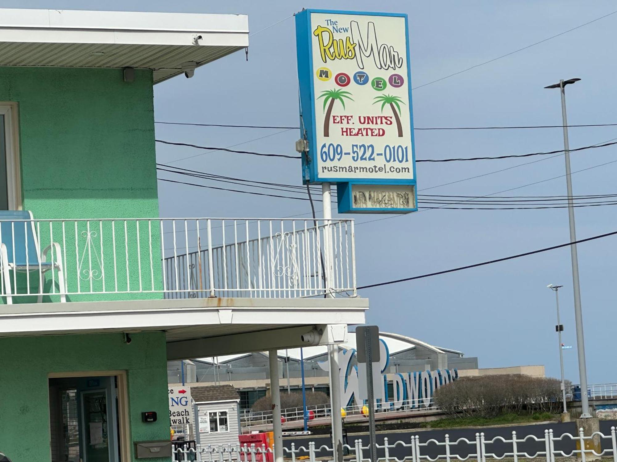 Rus Mar Motel Wildwood Beach & Boardwalk Экстерьер фото