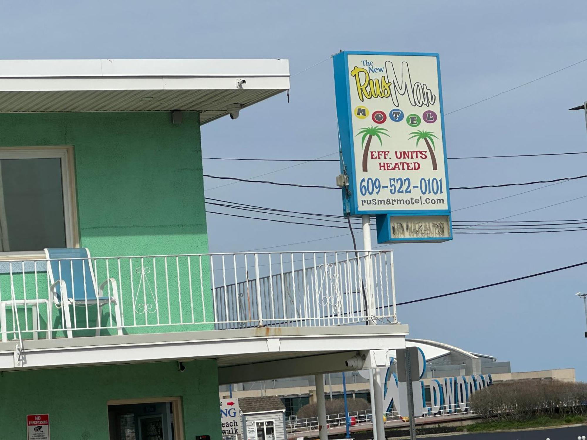 Rus Mar Motel Wildwood Beach & Boardwalk Экстерьер фото